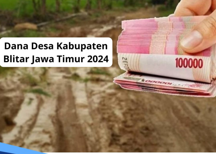Lengkap, Ini Rincian Dana Desa Kabupaten Blitar Jawa Timur Tahun 2024, Berapa Kucuran untuk Desamu? 