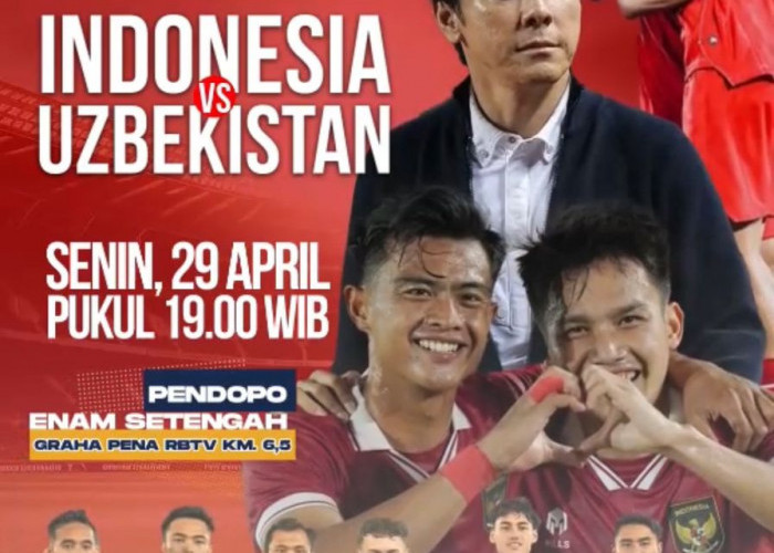 Ayo Nobar Semifinal Piala Asia U-23 Indonesia Vs Uzbekistan di Graha Pena Rakyat Bengkulu 