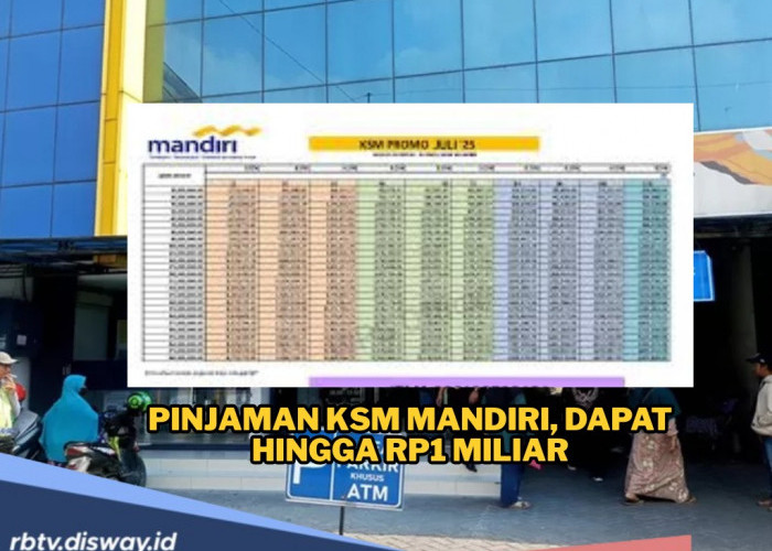 Pinjaman KSM Mandiri, Dapat hingga Rp1 Miliar, Cicilan Ringan Cuma Segini!