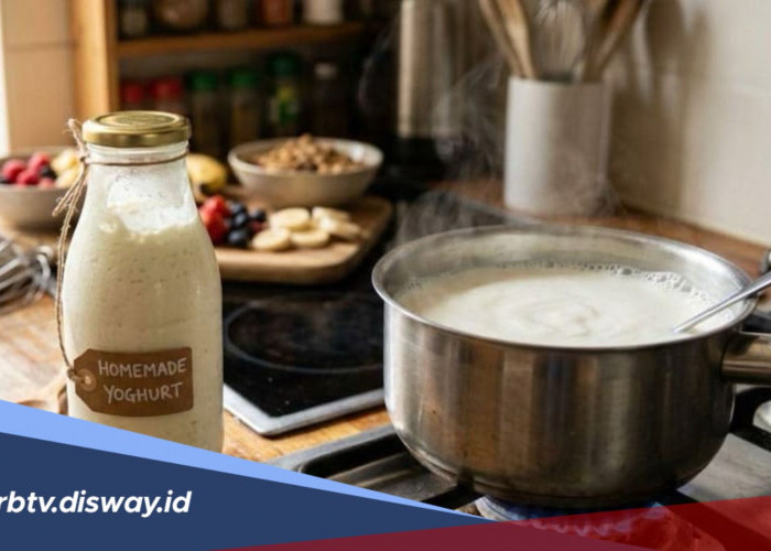 Cara Mudah Bikin Yoghurt di Rumah hanya Dengan Memanfaatkan Dua Bahan