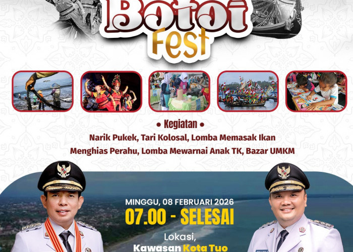 Mari Ramaikan Festival Botoi-botoi, Minggu Pagi di Kota Tuo Bengkulu 