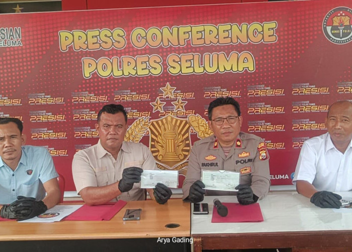 Polres Seluma Ciduk Perangkat Desa Muara Danau yang Sudah 3 Tahun Buron