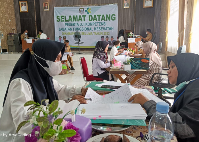 202 Nakes se-Provinsi Bengkulu Ikuti Uji Kompetensi Jabatan Fungsional Kesehatan