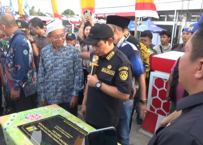 Walikota Resmikan Jembatan Kebun Tebeng, Dinamai Jembatan Air Cugung Patil