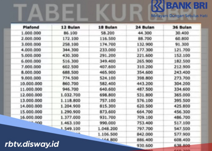 Kuota KUR BRI 2025 Sudah Tersalur Rp69 Triliun, Pinjaman Rp50 Juta Tanpa Agunan Angsuran Rp1 Juta