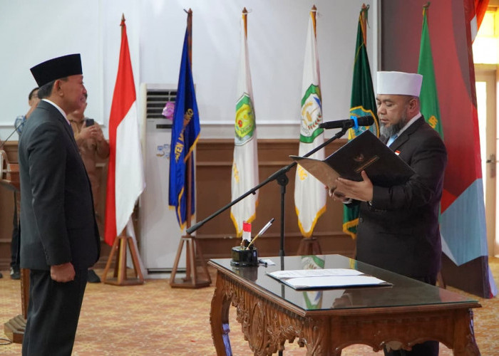 Pesan Gubernur Helmi Hasan di Pengukuhan Kepala BPKP Bengkulu