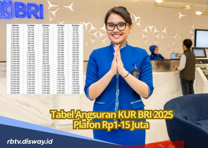 Tabel Angsuran KUR BRI 2025 Plafon Rp 1-15 Juta, Ini Sederet Keunggulannya