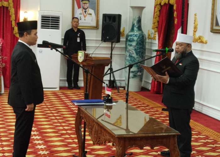 Hasil Lelang Jabatan, Herwan Antoni Dilantik Menjadi Sekda Provinsi Bengkulu
