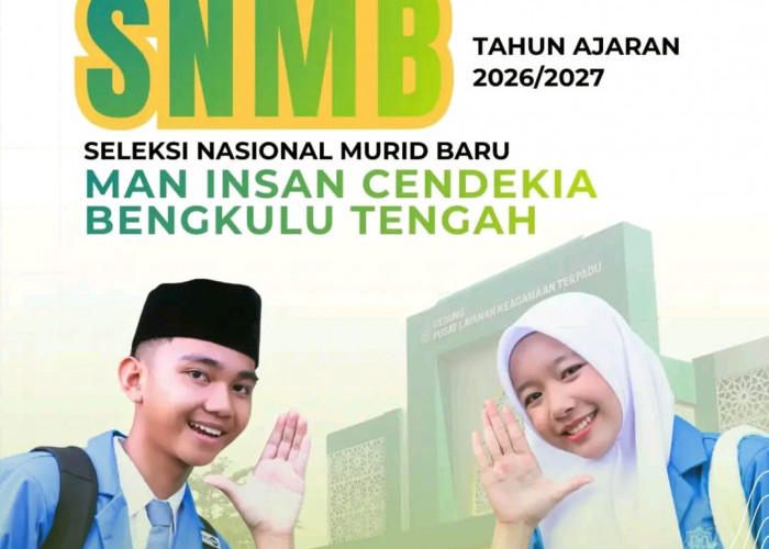 MAN Insan Cendekia Bengkulu Tengah Buka Pendaftaran Siswa Baru 2026 Via Onlie, Kuota Terbatas