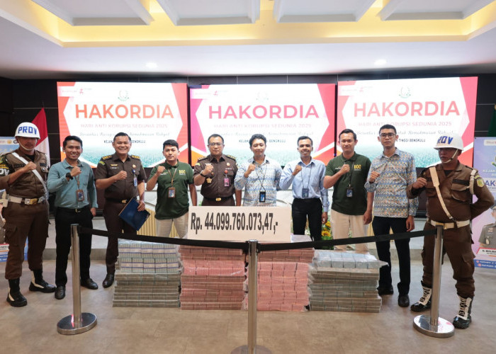 Capaian Kejati Bengkulu 2025, Ungkap Kasus Korupsi Rp 3,9 T, Berhasil Dikembalikan Rp 1,4 T