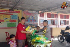 HUT Polri ke 80, Polsek Selebar Gelar Gerakan Pangan Murah, 500 Kilogram Beras SPHP Ludes Terjual