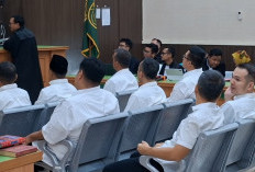 Pembacaan Dakwaan 9 Terdakwa Kasus Dugaan Korupsi di PLTA Musi Kepahiang, 3 Terdakwa Ajukan Eksepsi