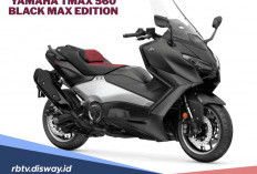 Rayakan 25 Tahun Eksistensi Sebagai Keluarga TMAX, Yamaha Luncurkan TMAX 560 Black Max Edition Model Tahun 202