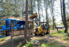 Pemkot Bengkulu Bongkar Pondok di Pantai Panjang, Siapkan Gazebo Gratis untuk Wisatawan