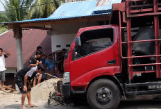 Diduga Rem Blong, Truk Angkut Motor Baru Tabrak Terios dan Motor Kebun di Seluma