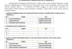 PENGUMUMAN!!! Ini 3 Besar Calon Asisten dan Kepala Dinas Pemkot Bengkulu 