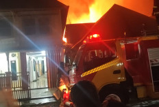 Rejang Lebong Membara, 4 Unit Rumah di Talang Benih Terbakar