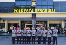 Kapolresta Bengkulu Pimpin Sertijab Kasat dan Kapolsek Jajaran Polresta Bengkulu