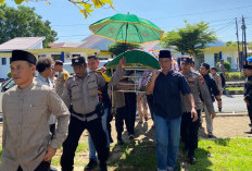 Kabag Ops Polresta Bengkulu Pimpin Upacara Pemakaman Alm Aiptu Puput Joko Pitoyo