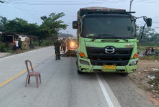 Tabrak Belakang Dump Truck Batu Bara, Pengendara Motor Meninggal Dunia, Motor Korban BD 2874 QF