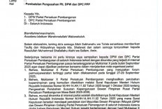 SK DPP Batalkan Plt, Muswil PPP Bengkulu Dinilai Tidak Sah