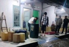 Polresta Bengkulu Gerebek Lokasi Pengoplosan BBM Jenis Pertalite di Kandang Limun Kota Bengkulu