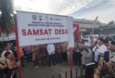 Mudahkan Warga Bayar Pajak Kendaraan, Gubernur Helmi Launching Samsat Desa di Seluma