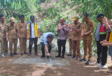 Bupati Seluma Tandai Titik Nol Pembangunan Jembatan Gantung Selebar-Simpang Seluma Utara 