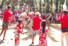 Keseruan HUT RI Ke 81, di Nanti Agung Ilir Talo Seluma Para Suami Gendong Istri