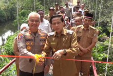 Akses Warga Luas Kaur Makin Mudah, Jembatan Merah Putih Presisi di Desa Kepahyang Resmi Dibuka