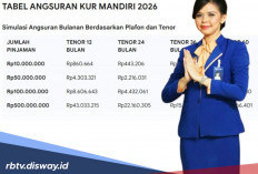 Tabel KUR Bank Mandiri Mei 2026 Rp 10-100 Juta, Angsuran Pakai Suku Bunga 0,5 Persen