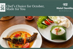 Hotel Santika Bengkulu Hadirkan 'Chef’s Choice for October, Made for You' dengan Ragam Menu Spesial
