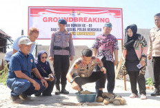 Kapolda Bengkulu Groundbreaking Bedah Rumah ke-81, Wujud Kepedulian untuk Personel Brimob Korban Kebakaran