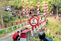  Kapolres Seluma Ajak Personel Mengecat Jembatan Arang Sapat 