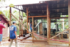 Kebakaran di Sungai Pura Bengkulu Utara, Rumah Milik Jon Kanedi Hangus Dilalap Si Jago Merah