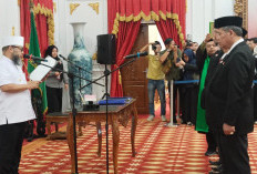 Dilantik Gubernur Helmi Hasan, Ini 5 Pimpinan Baznas Provinsi Bengkulu