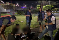 Polsek Teluk Segara Bubarkan Kelompok Remaja Nongkrong di Kawasan Kualo Pasar Bengkulu