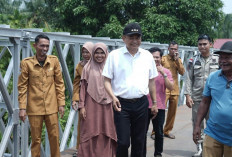 Jembatan Tuntas Diperbaiki, Bupati Bengkulu Tengah Minta Warga Kendaraan Melintas