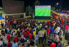 Polres Seluma dan Polsek Jajaran Gelar Nobar Piala Dunia 2026 Gratis Setiap Malam 