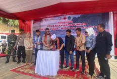 Di Kabupaten Lebong, Gubernur Helmi Hasan Resmikan Bangunan Pelapis Tebing