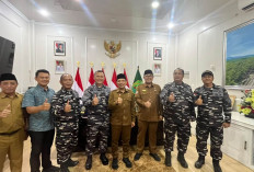 Danlanal Bengkulu Temui Wali Kota Dedy Wahyudi, Bahas Sampah hingga Ketahanan Pangan