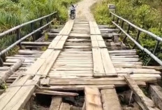 Jembatan Muara Nibung Rusak Parah, Akses Tiga Desa di Ulu Talo Terancam Terisolir 