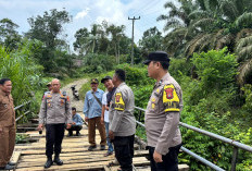 Peduli Desa Pedalaman, Kapolres Seluma Kembali Inisiasi Rehab Jembatan Muara Nibung di Ulu Talo
