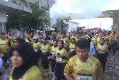 BPK Menyatu dengan Masyarakat, Minggu Pagi Ratusan Pelari Ramaikan Jalan Protokol Bengkulu