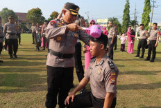 Jelang HUT Bhayangkara, 22 Personel Polres Seluma Naik Pangkat