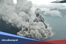 Gunung Anak Krakatau Erupsi Dua Kali Pada Selasa Pagi, Warga Diimbau Jauhi Radius 3 Km