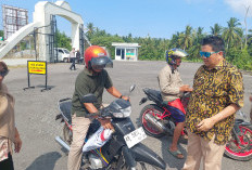 Razia Patuh Pajak Depan MPP Bengkulu Tengah, Lima Pengendara Bayar Ditempat