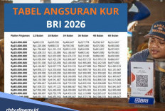 Tabel KUR BRI 2026 Pinjaman Rp 20 Juta, Modal Usaha Angsuran Ringan Program Pemerintah