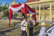 Polda Bengkulu Gelar Upacara Farewell and Welcome Parade Kapolda Bengkulu