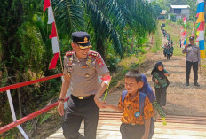 Kapolres Kaur Resmikan Jembatan Merah Putih Ke-5 di Pardasuka